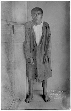 Ishi the Day He Was Found