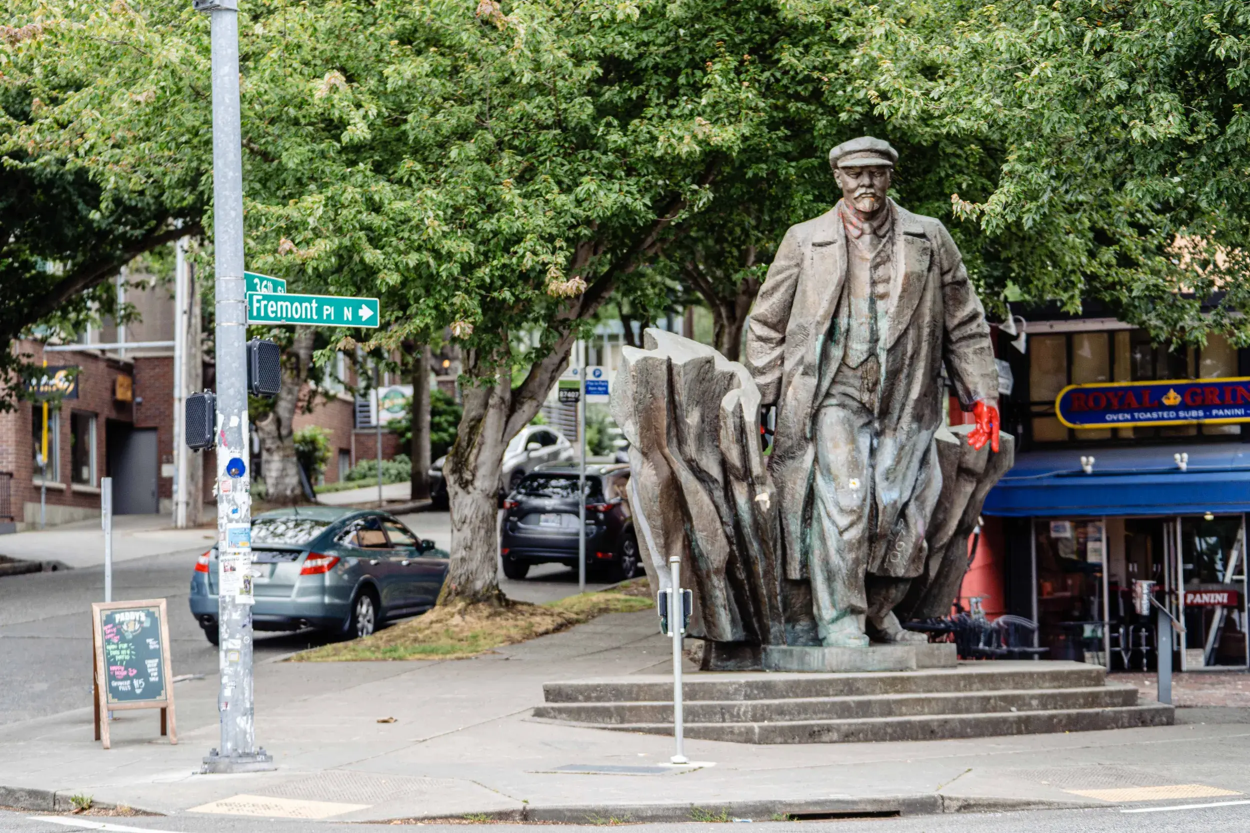 Vladimir Lenin statue in Fremont, WA